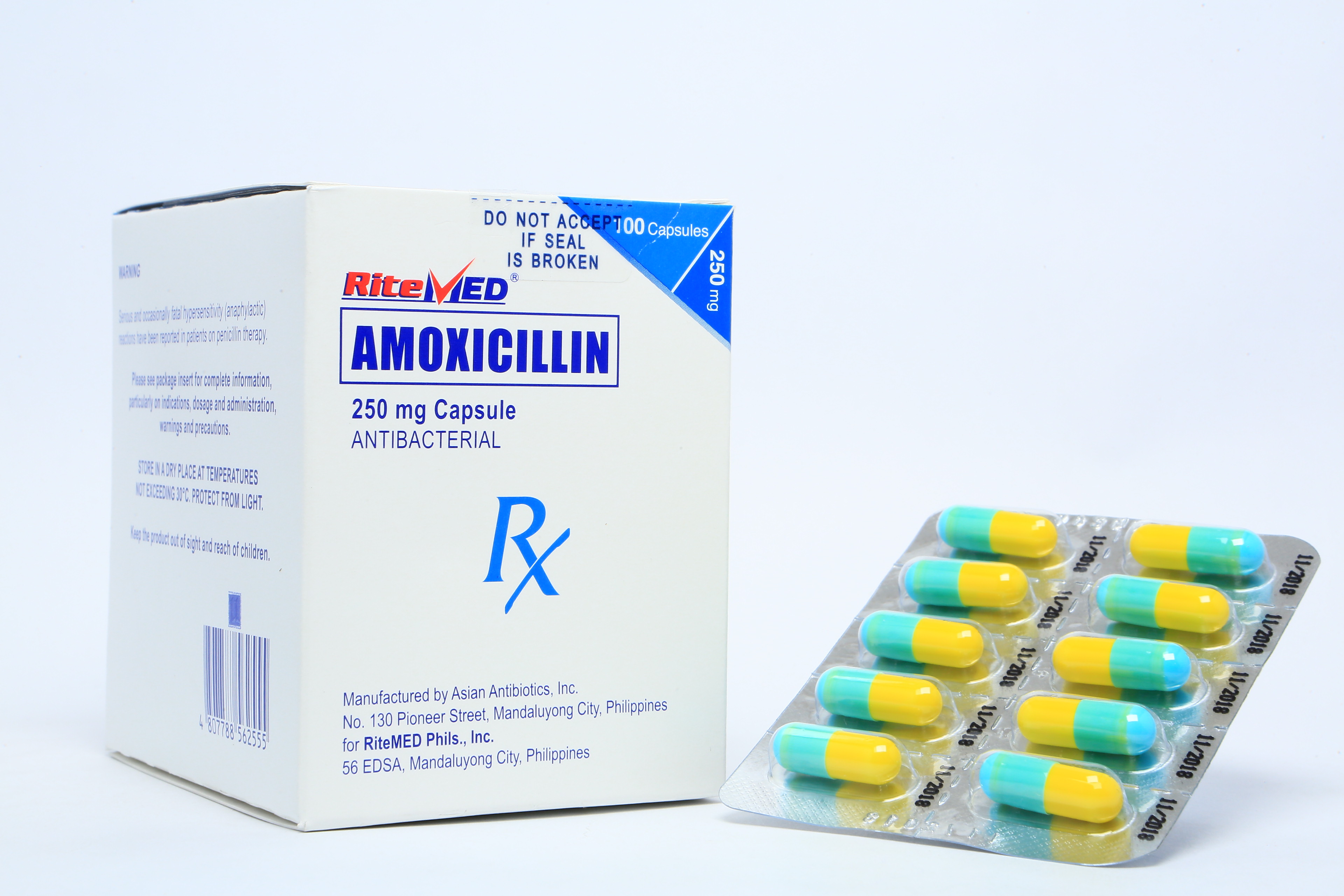 Infections RM AMOXICILLIN 250 MG CAP
