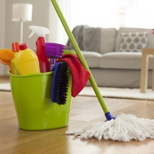 Cleaning and disinfection at home
