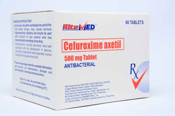 dose of cefuroxime for uti