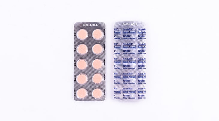 RM PARAMAX (Ibuprofen+Paracetamol)  325MG/200MG TAB