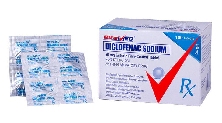 Diclofenac sodium 50 mg tablet