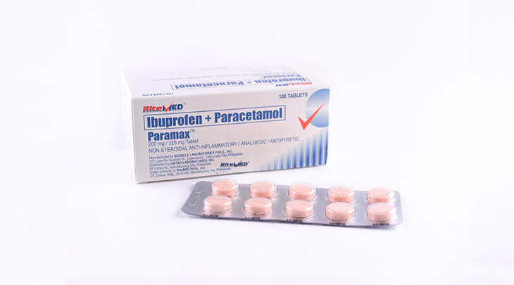 RM PARAMAX (Ibuprofen+Paracetamol)  325MG/200MG TAB