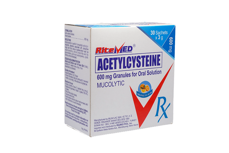 RM ACETYLCYSTEINE 600MG SACHET