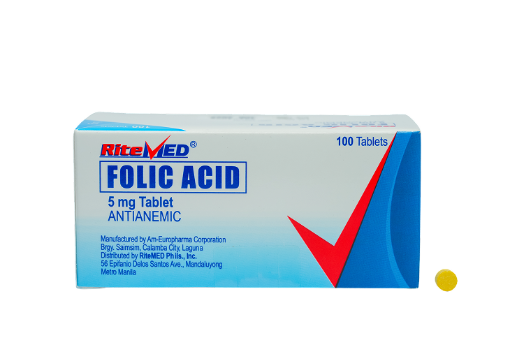 RM FOLIC ACID 5 MG TAB
